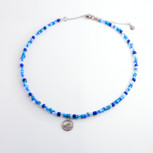 Choker «Entre azules»